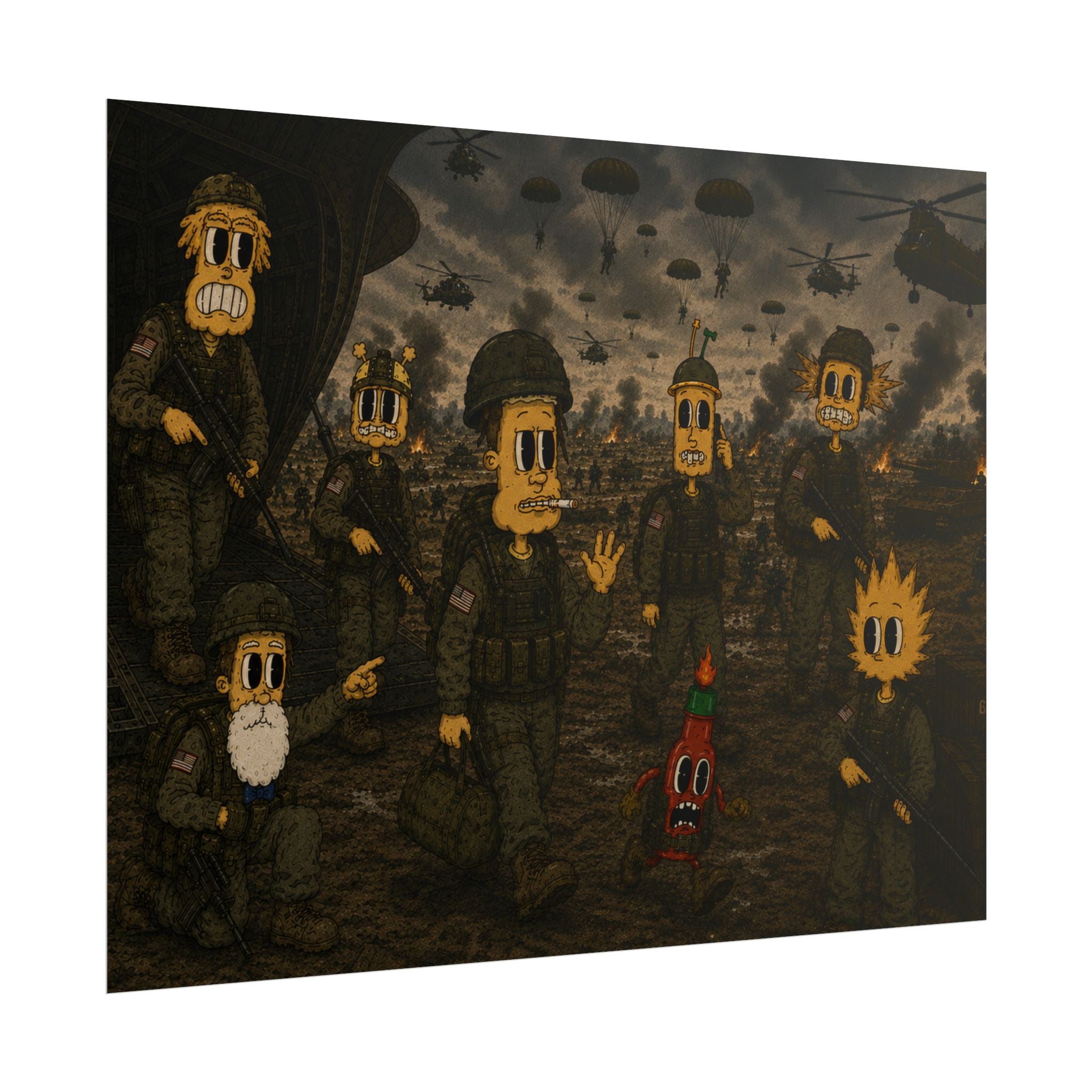 War Ready Rolled Poster