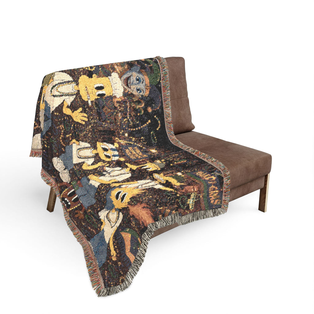 Let The Good Times Roll Woven Throw Blanket