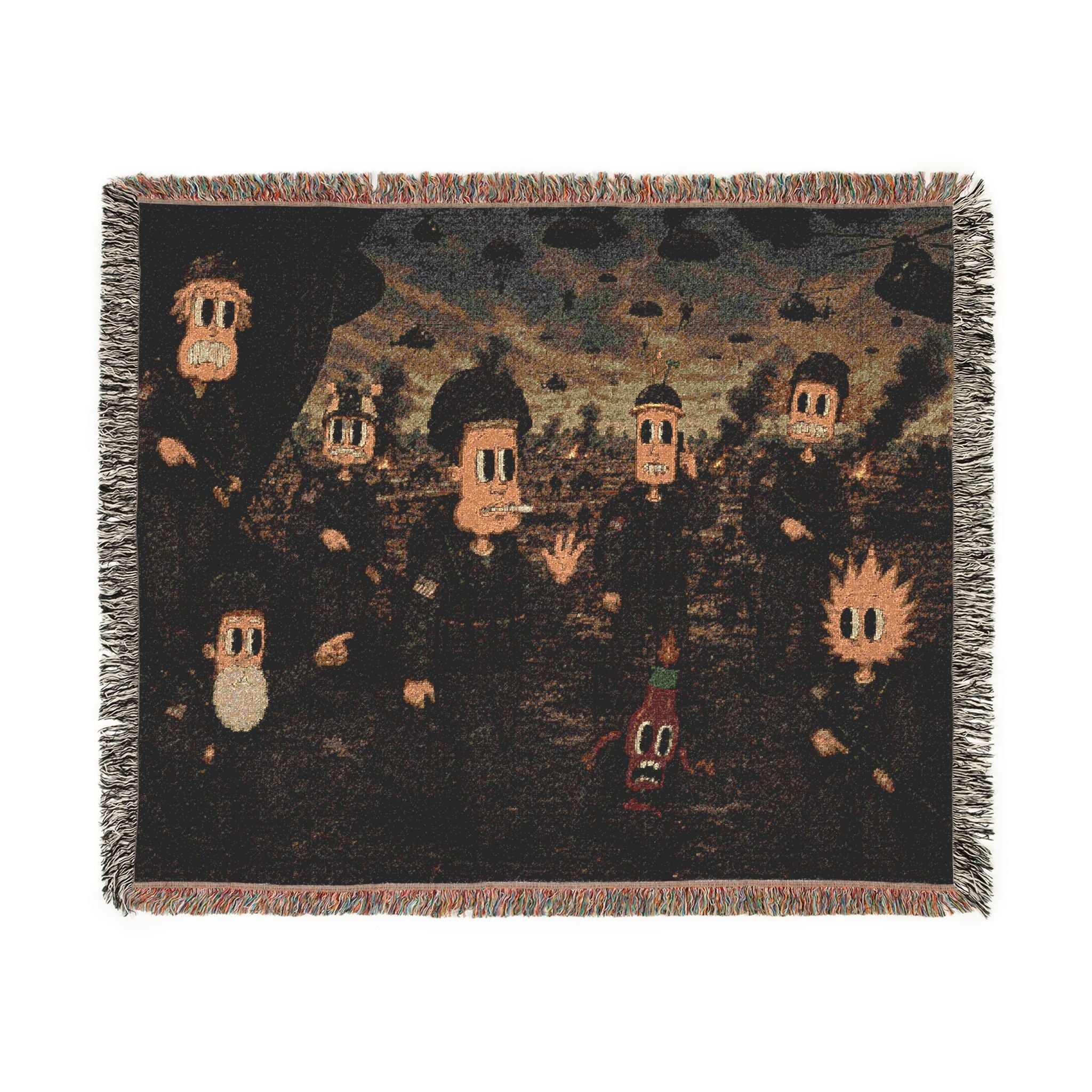 War Ready Woven Throw Blanket