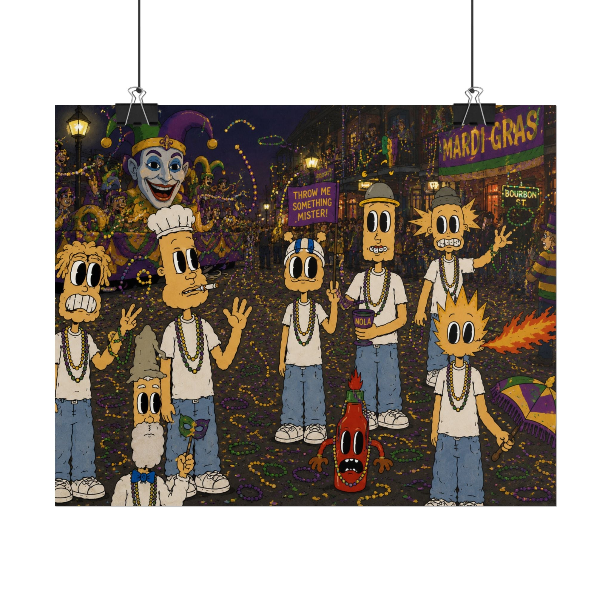Let The Good Times Roll Rolled Poster