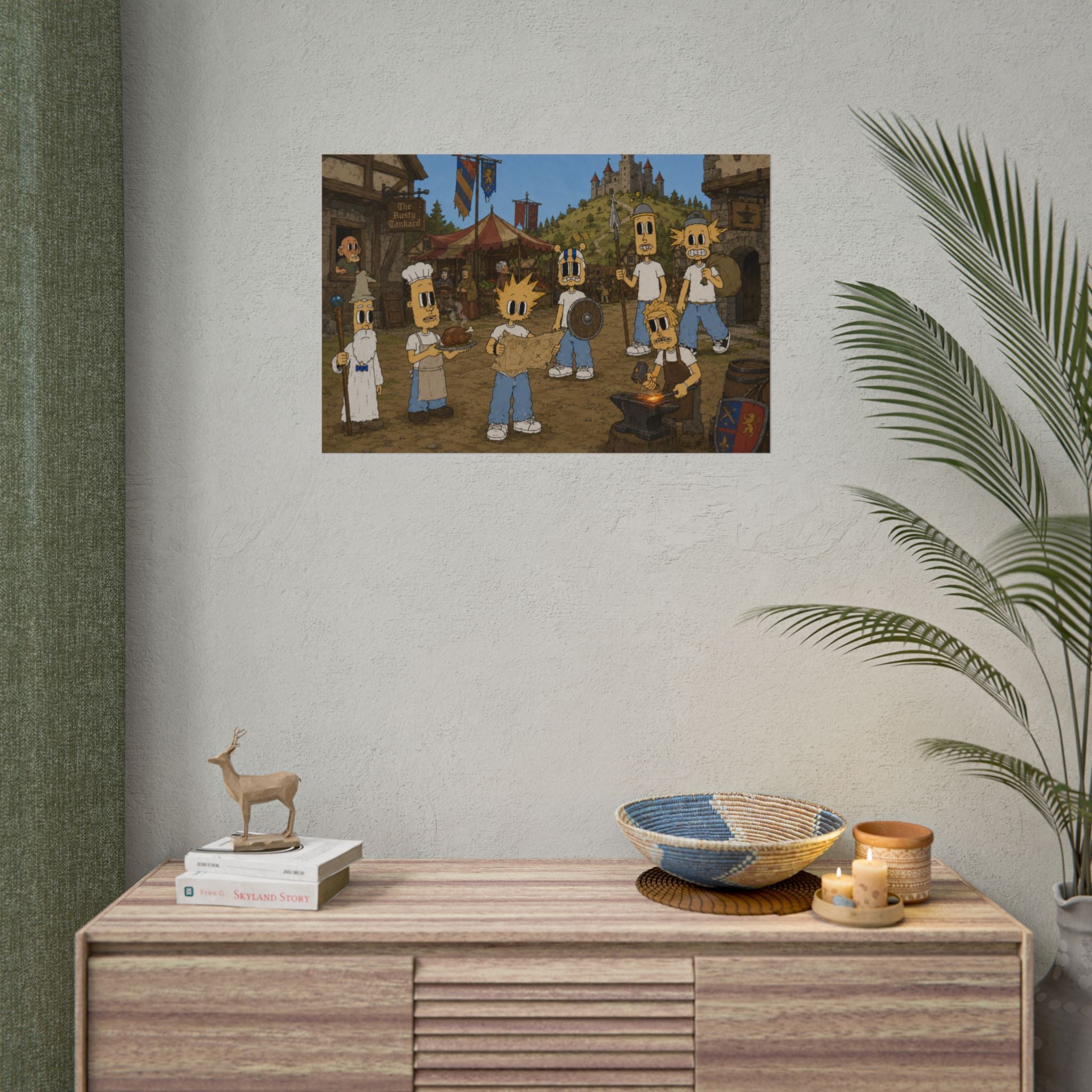 Medieval Times Rolled Poster