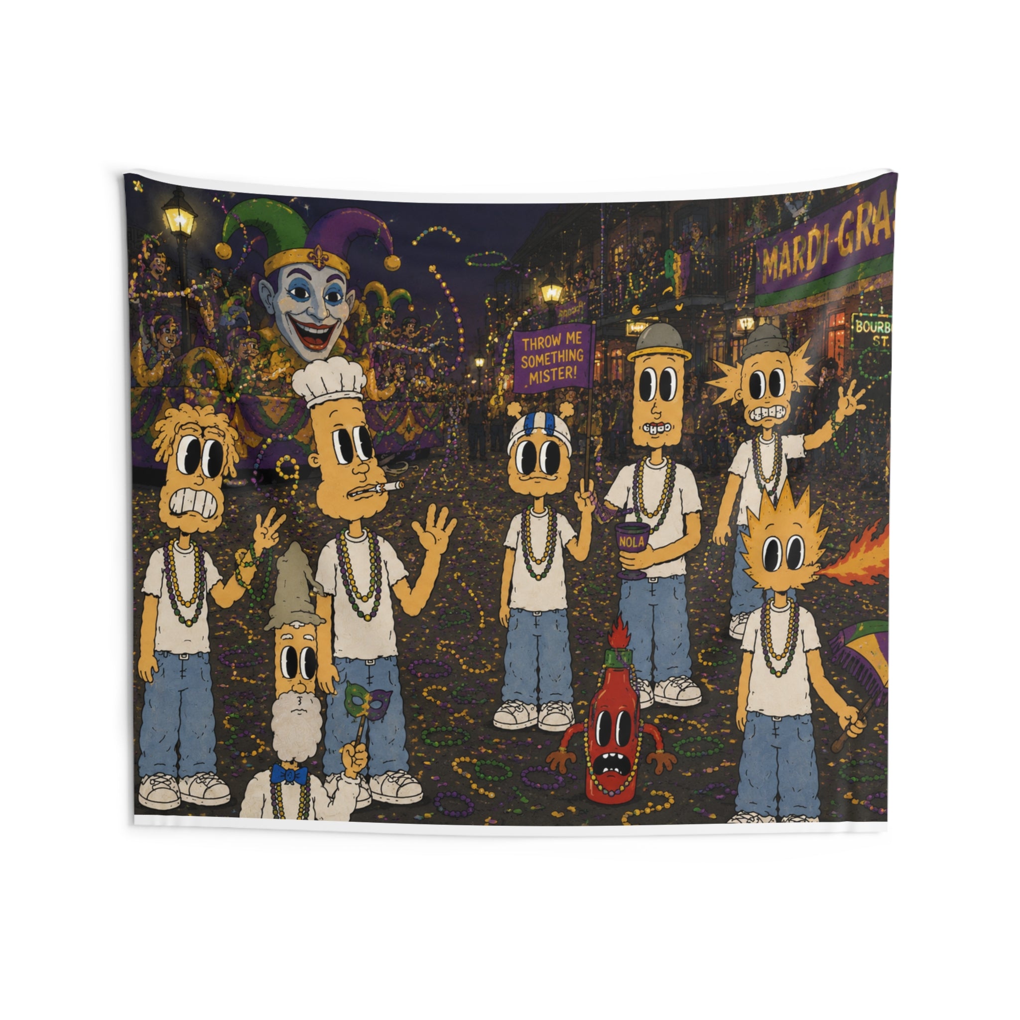 Let The Good Times Roll Wall Tapestry