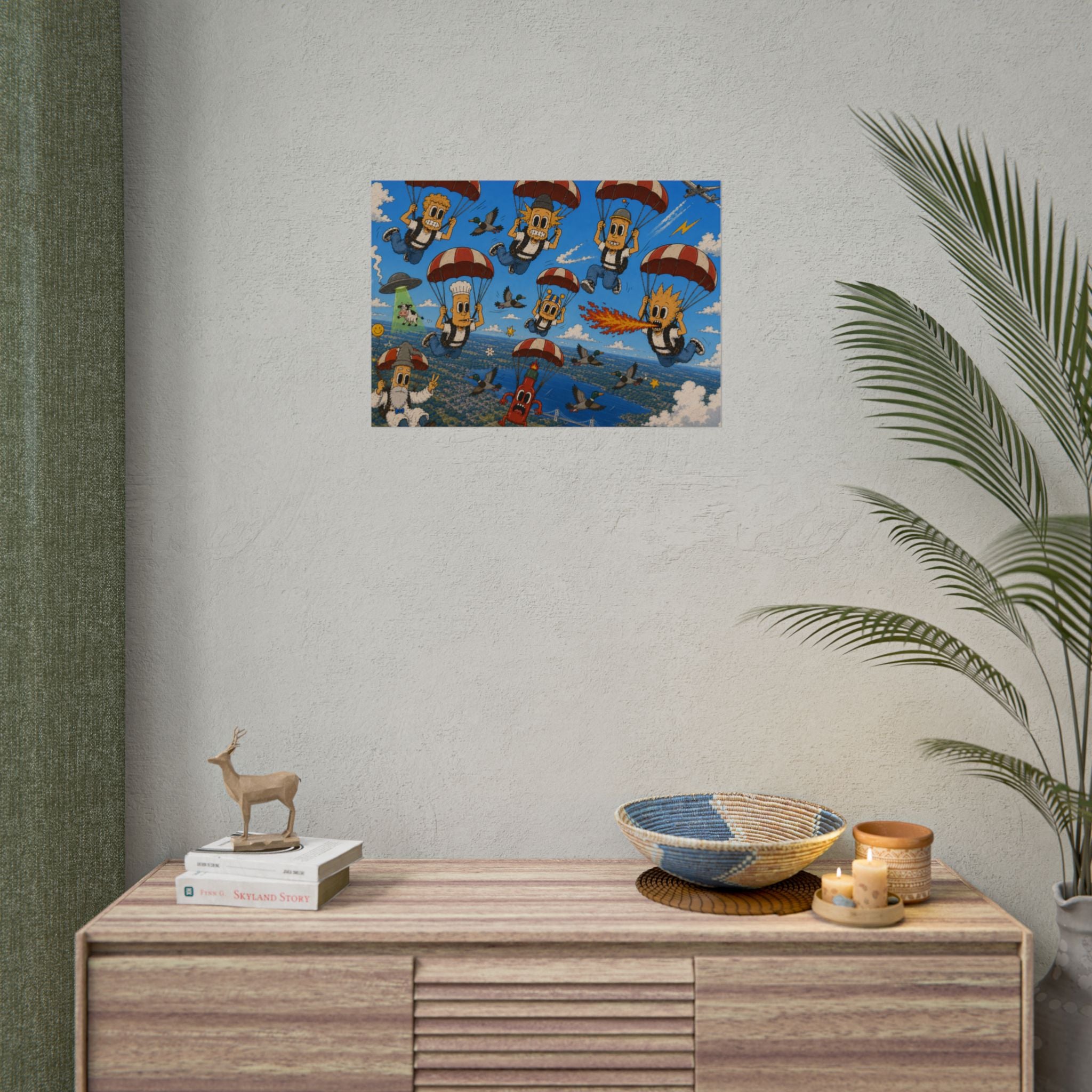 Free Falling Rolled Poster