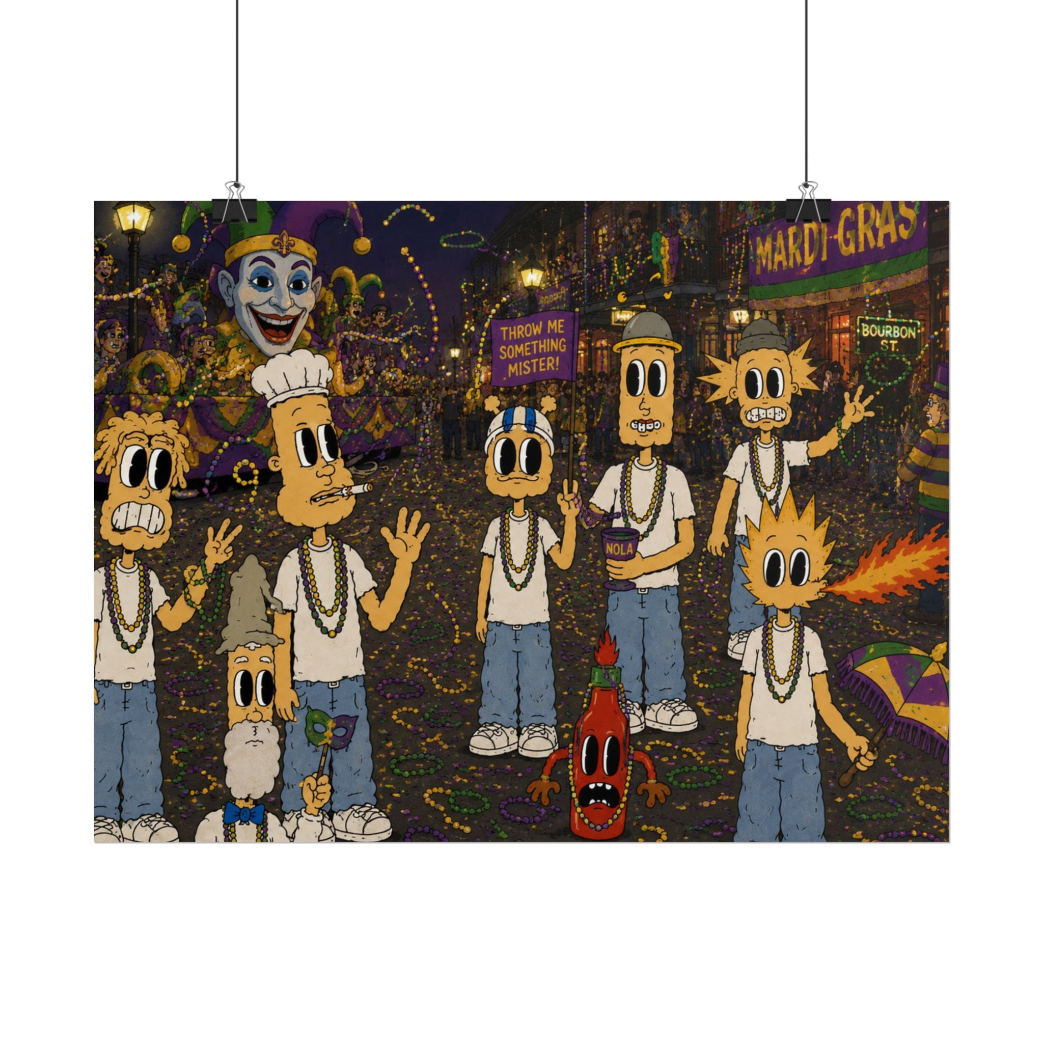 Let The Good Times Roll Rolled Poster
