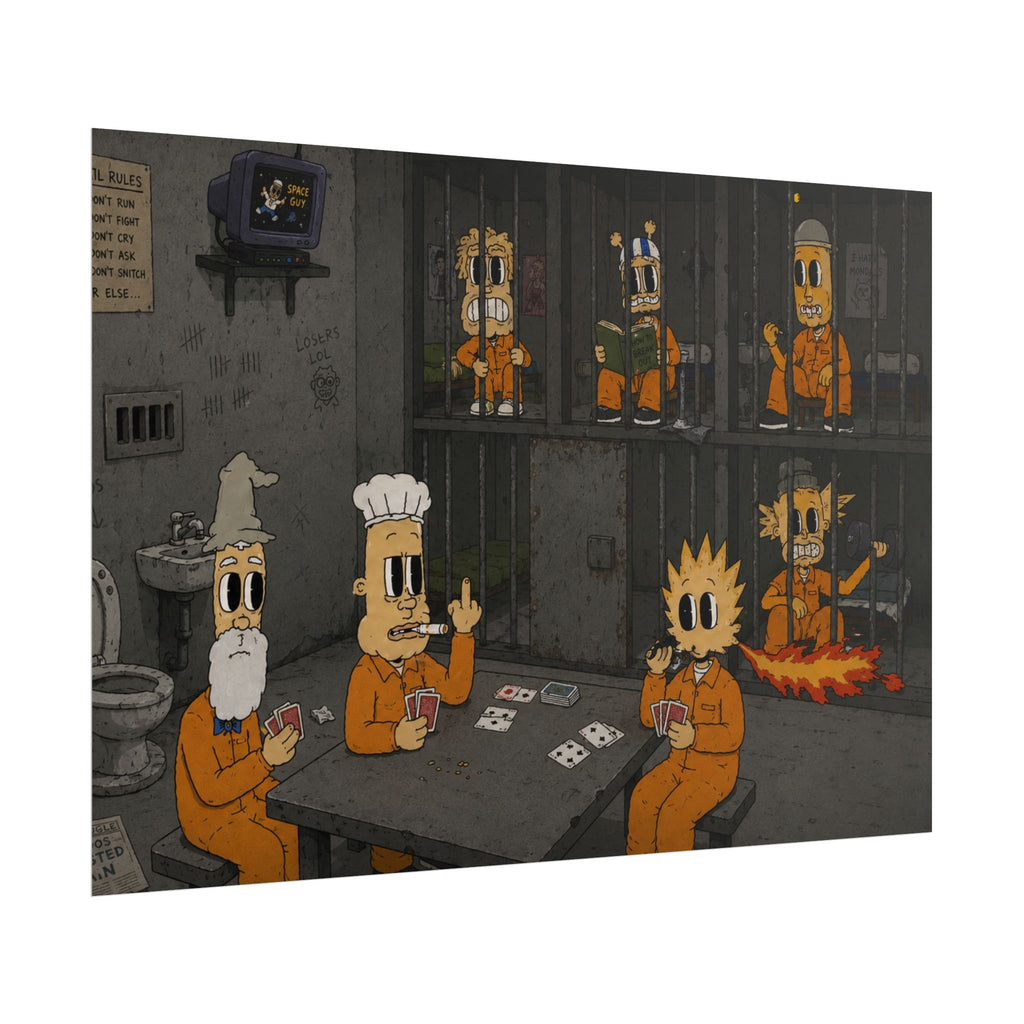 Locked Up Rolled Poster