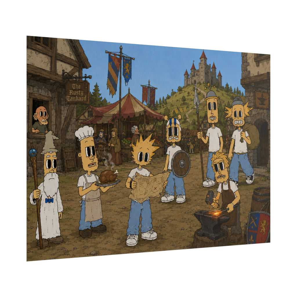 Medieval Times Rolled Poster