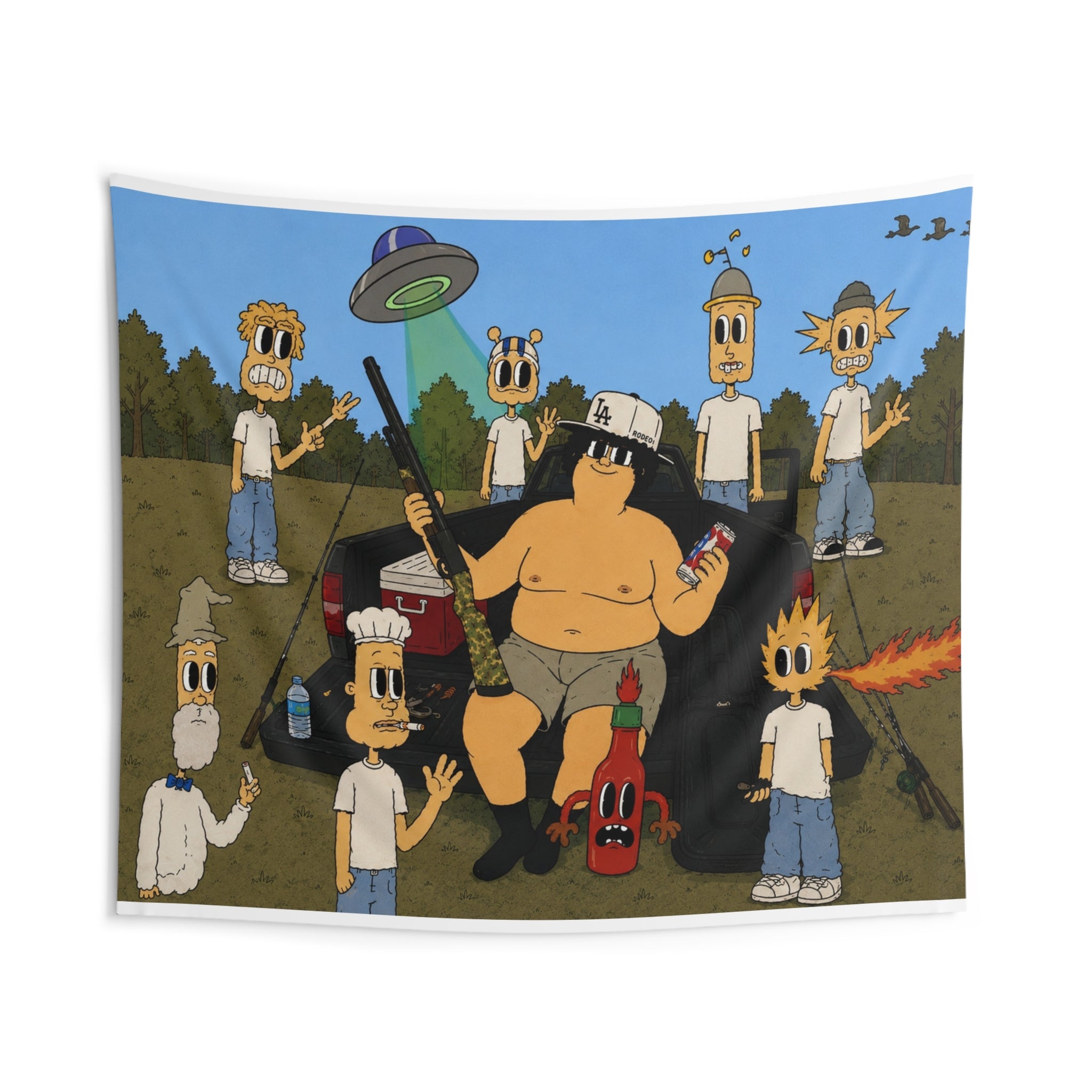 Group Pic Wall Tapestry
