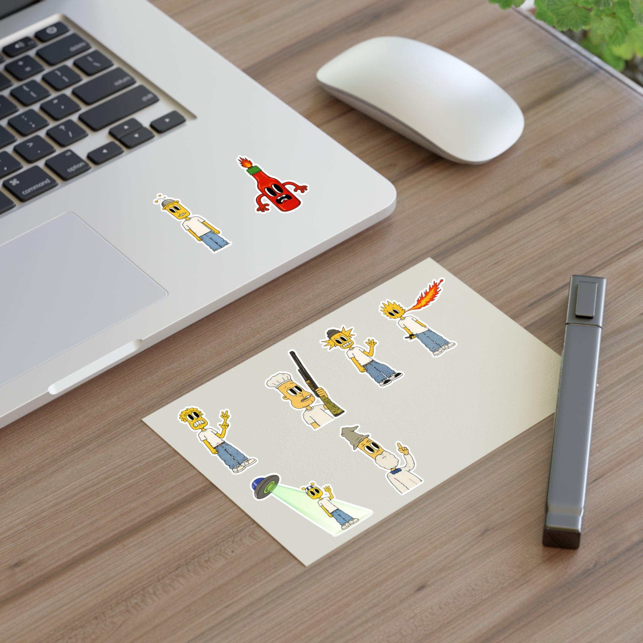 Group Character Sticker Sheet