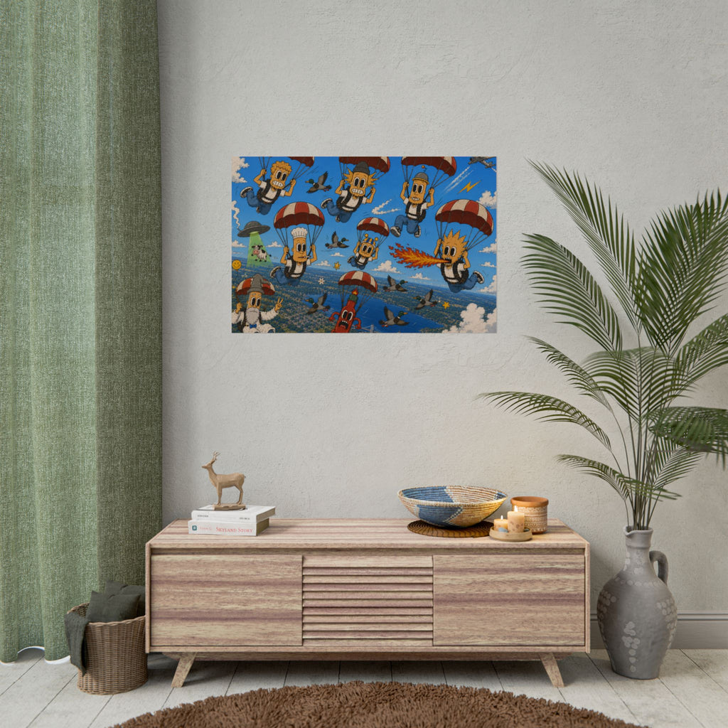 Free Falling Rolled Poster