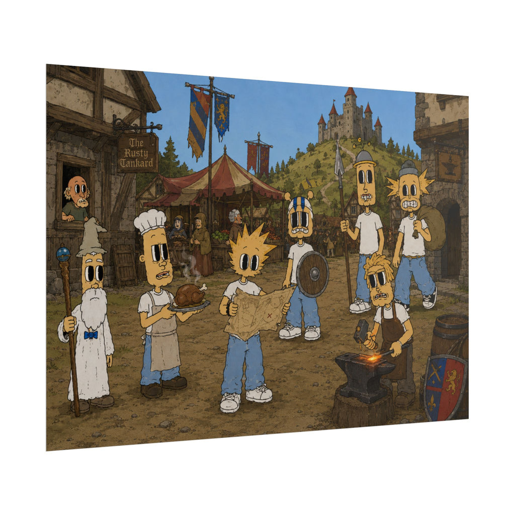 Medieval Times Rolled Poster
