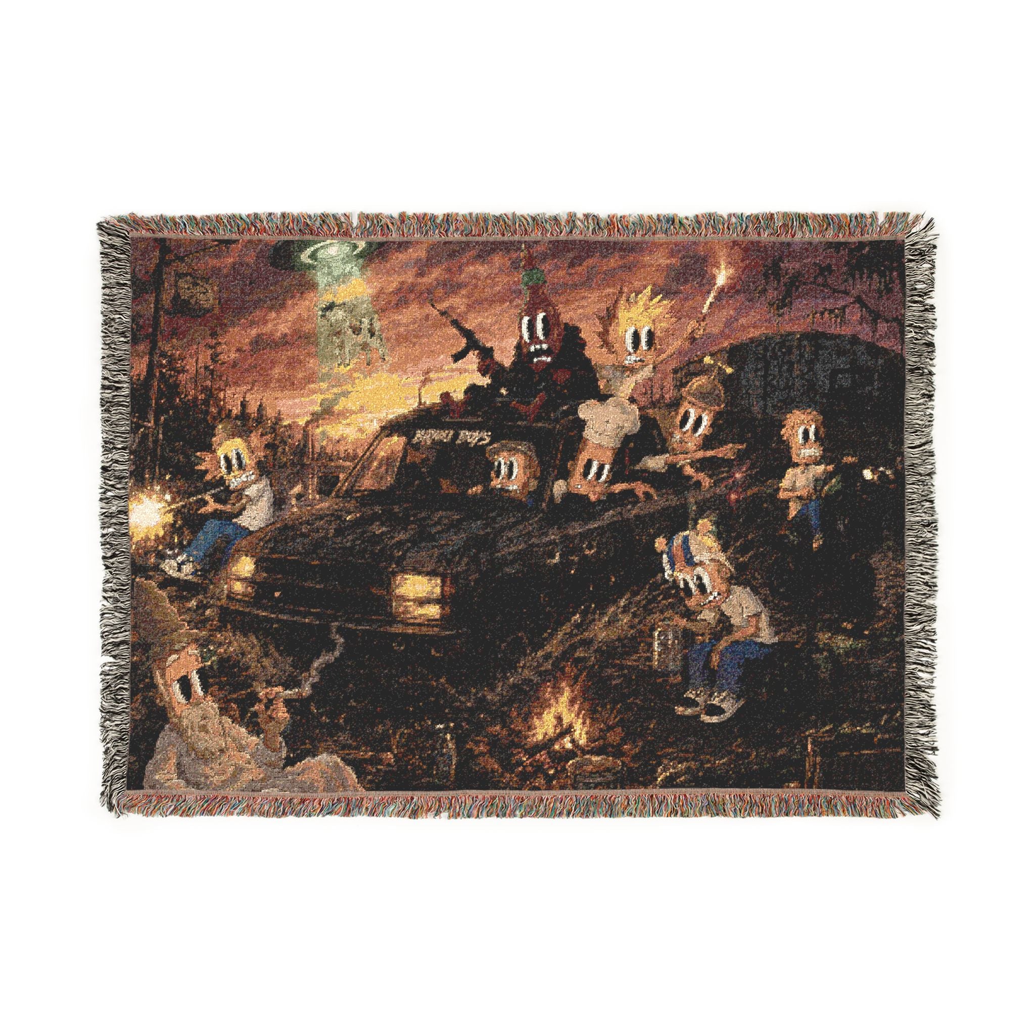 Muddy Waters Woven Throw Blanket