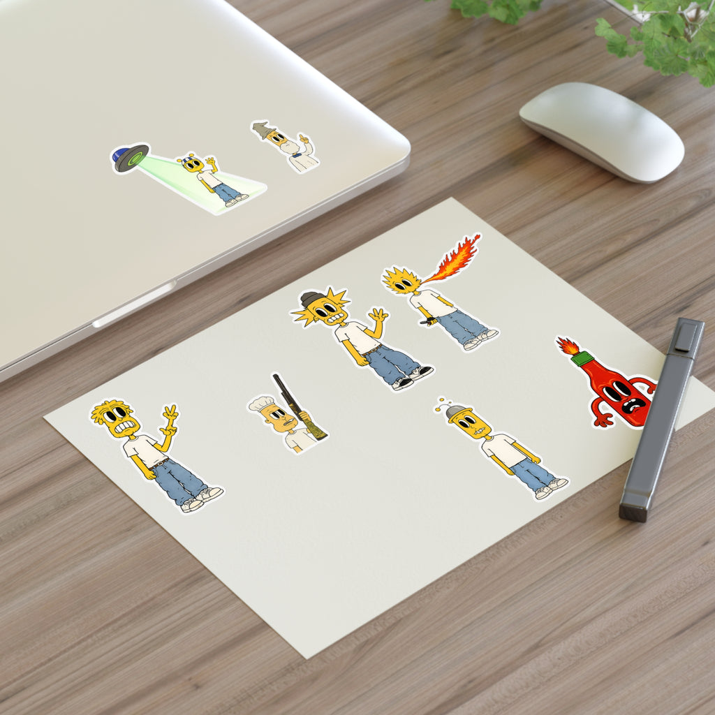 Group Character Sticker Sheet