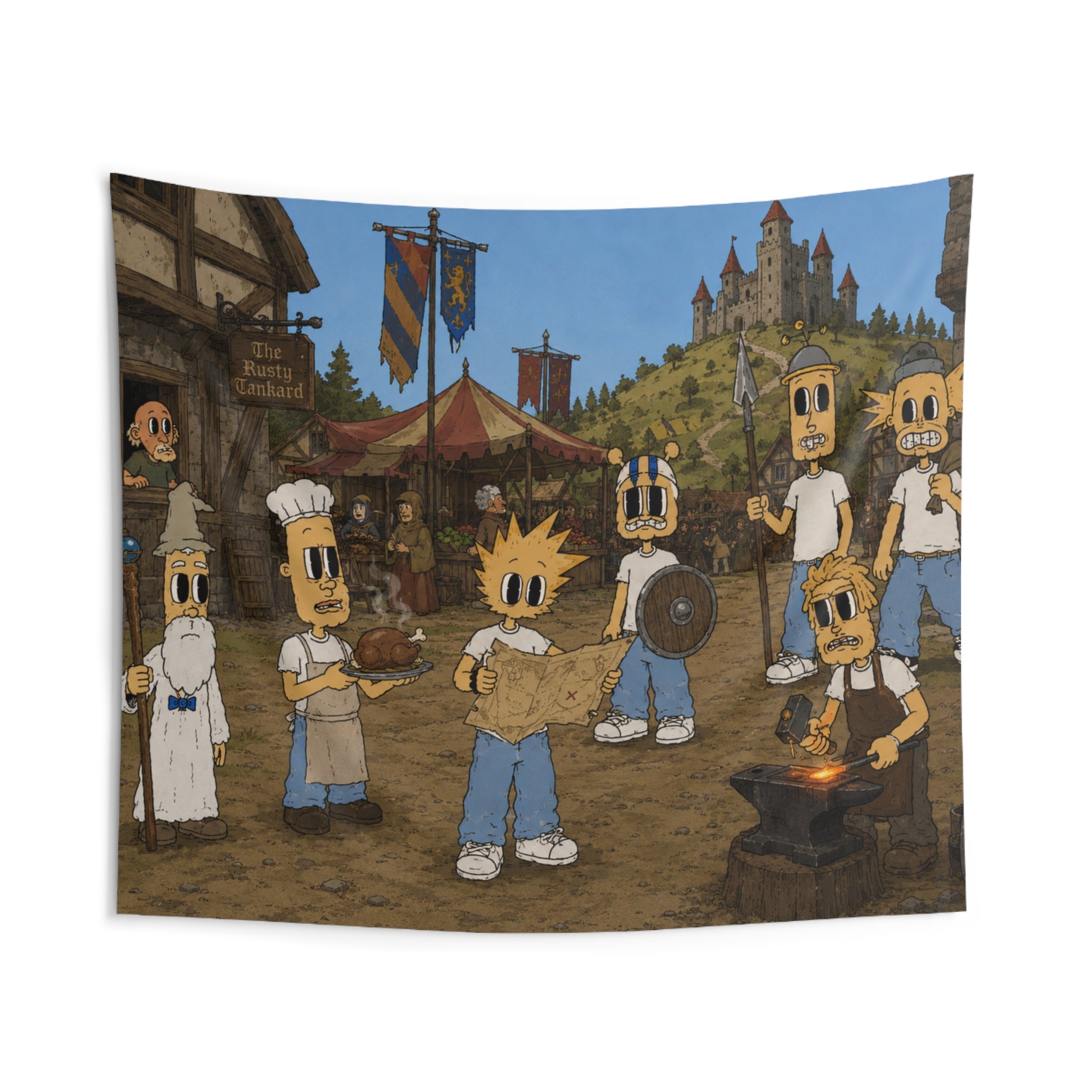 Medieval Times Wall Tapestry