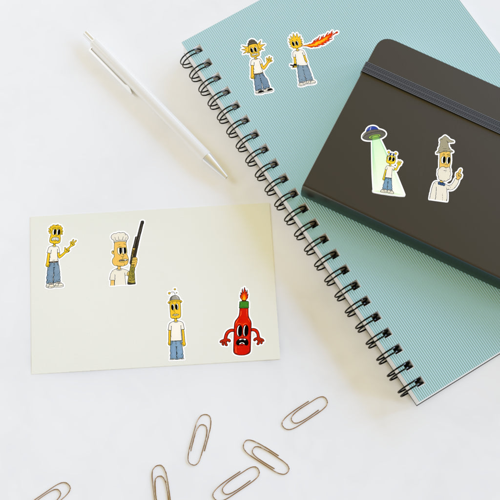Group Character Sticker Sheet