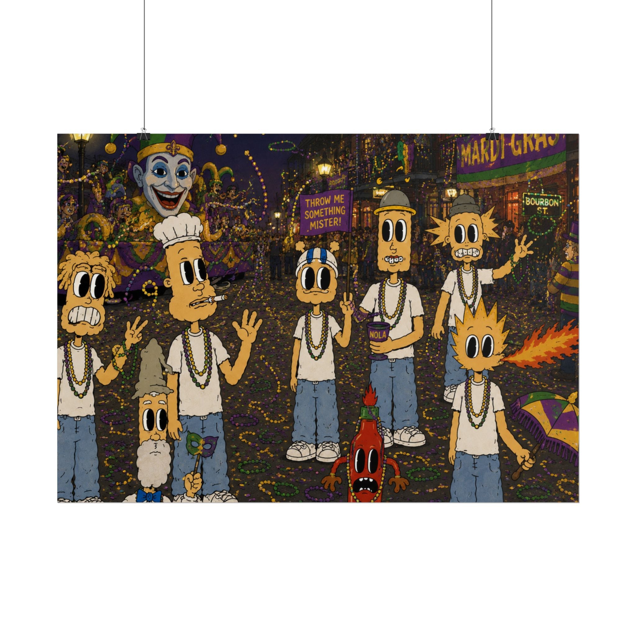 Let The Good Times Roll Rolled Poster