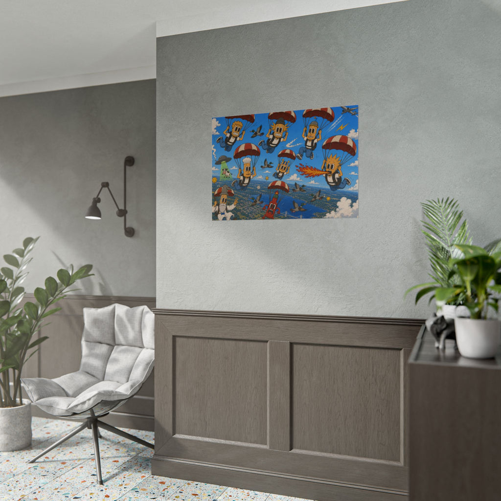 Free Falling Rolled Poster