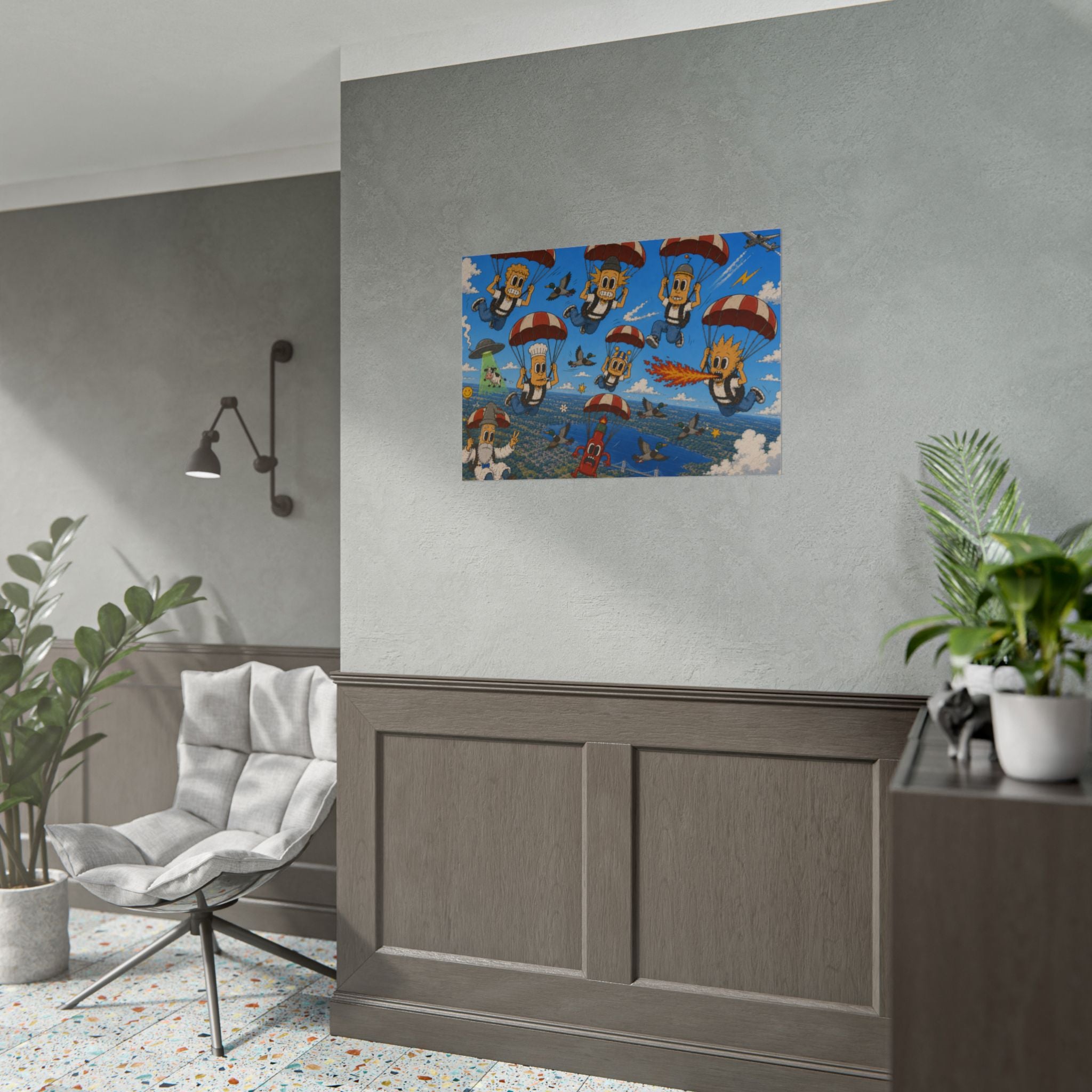 Free Falling Rolled Poster