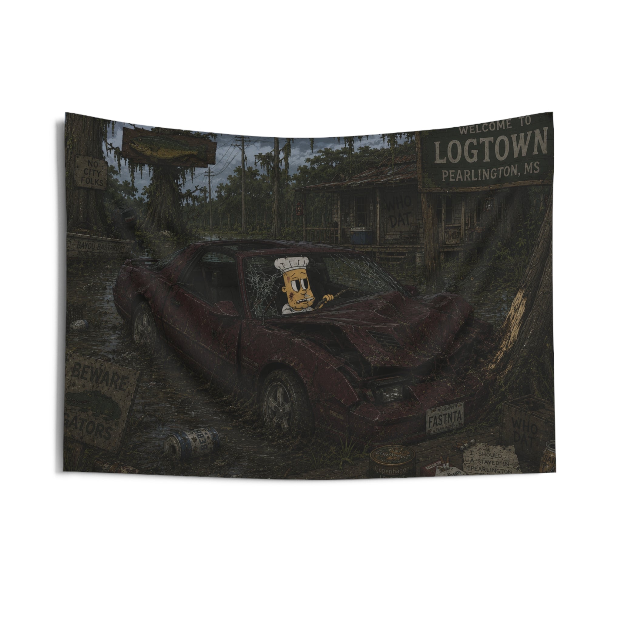 Crashed Out Wall Tapestry