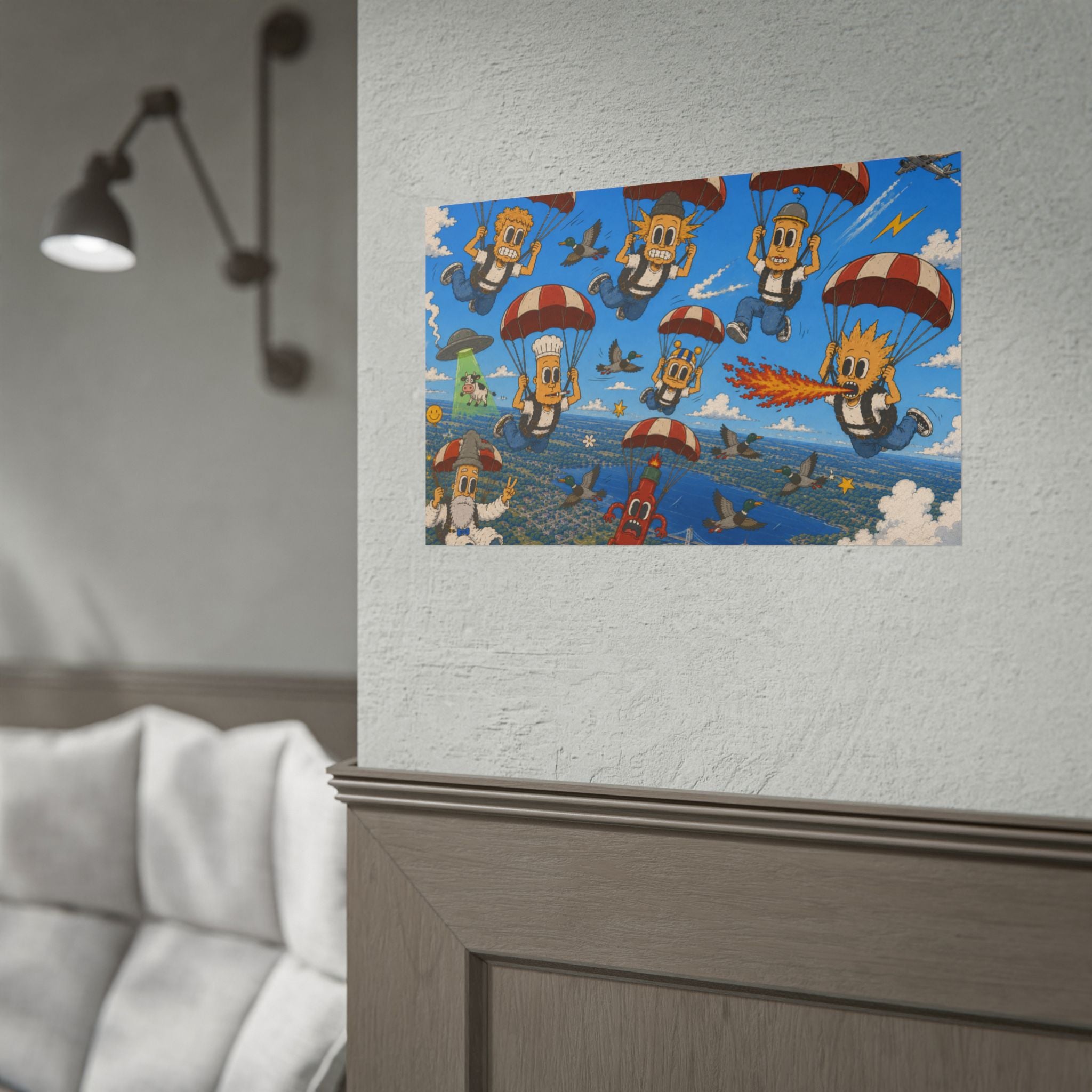 Free Falling Rolled Poster