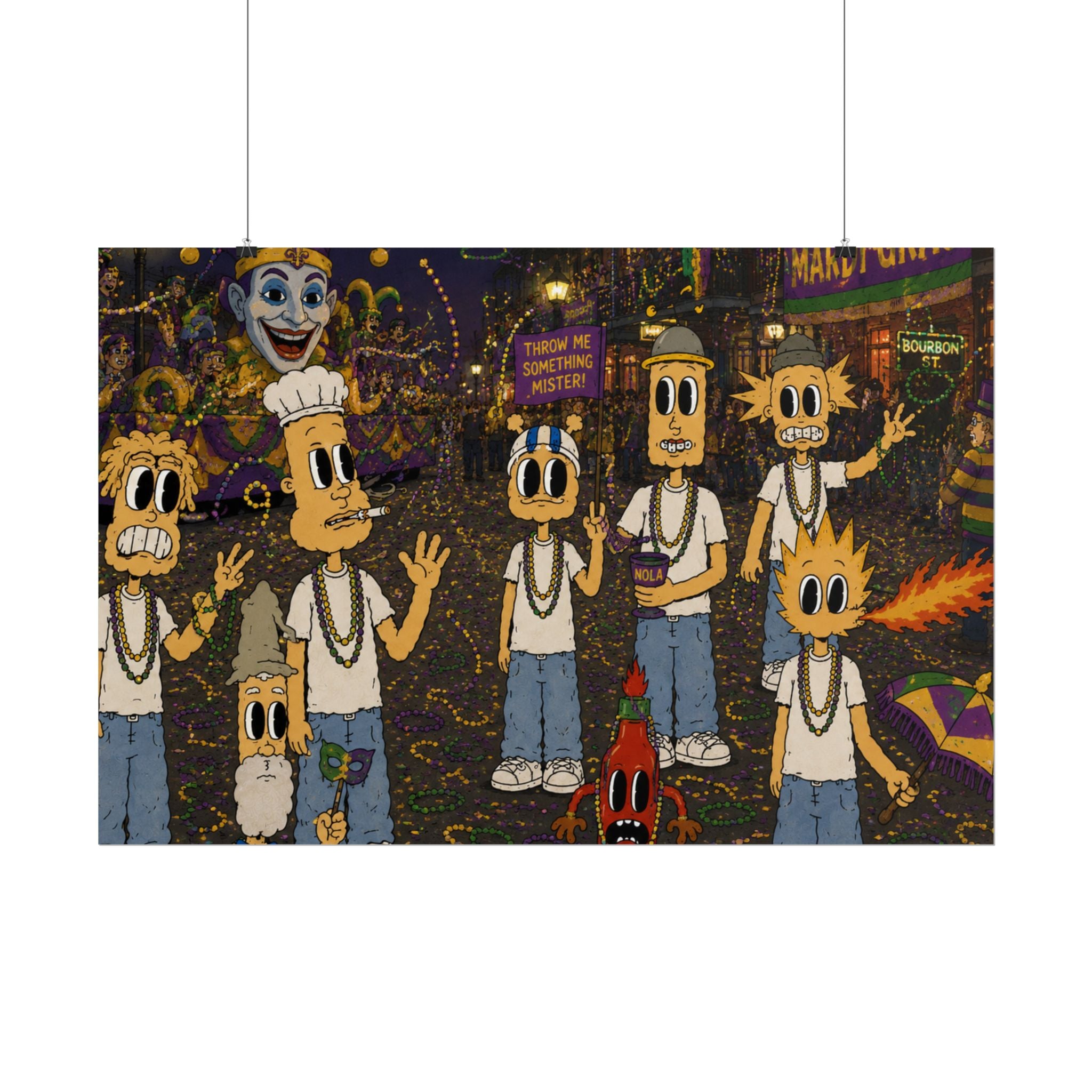 Let The Good Times Roll Rolled Poster