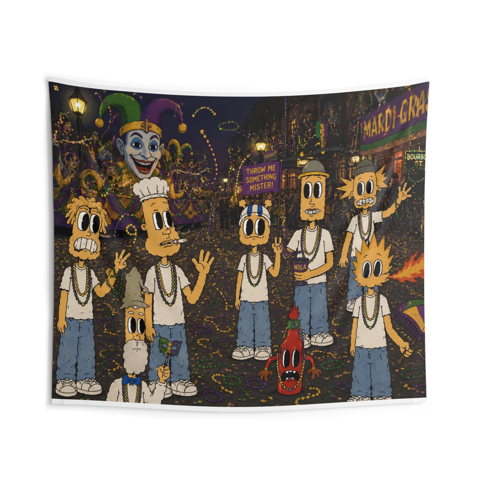 Let The Good Times Roll Wall Tapestry