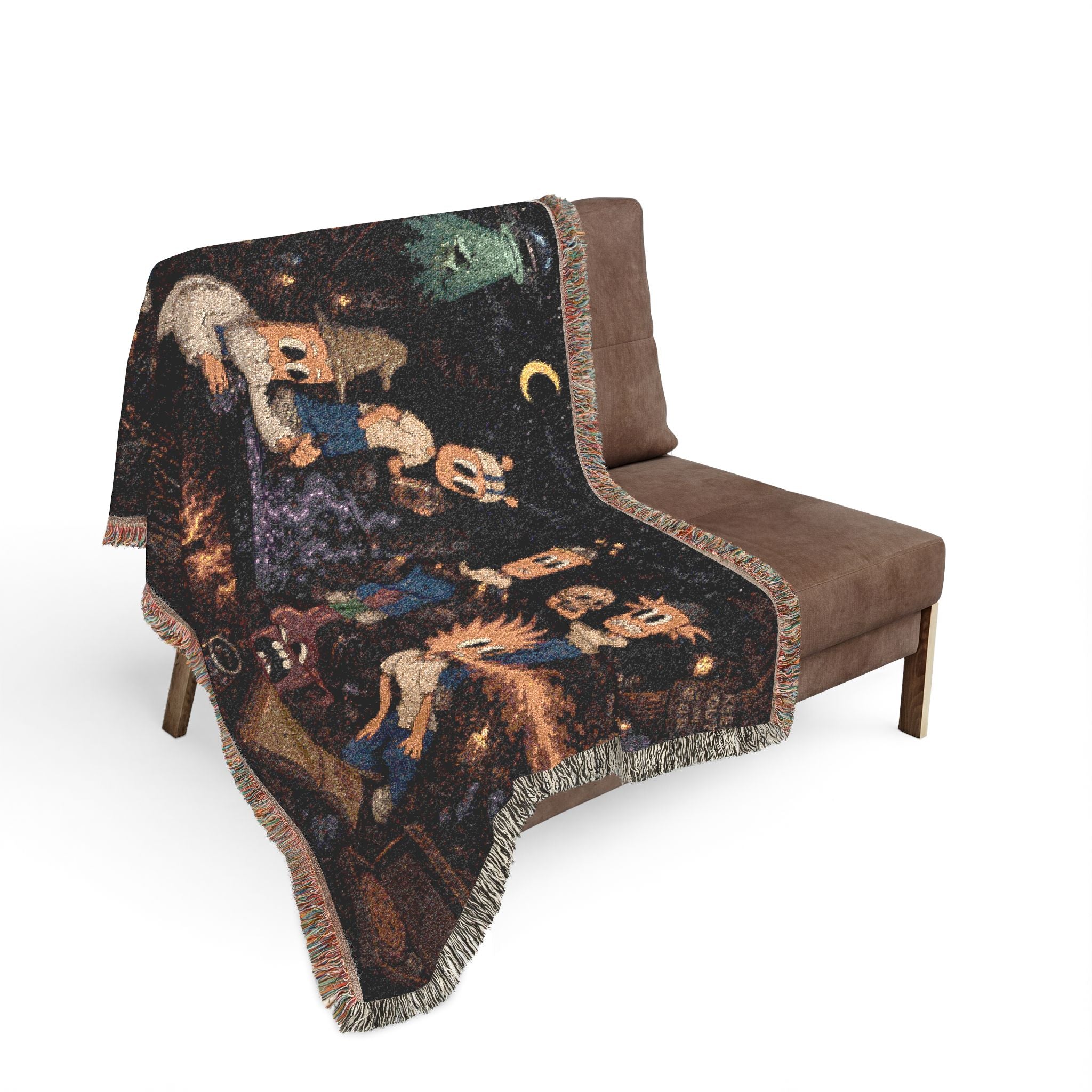 Late Night Woven Throw Blanket