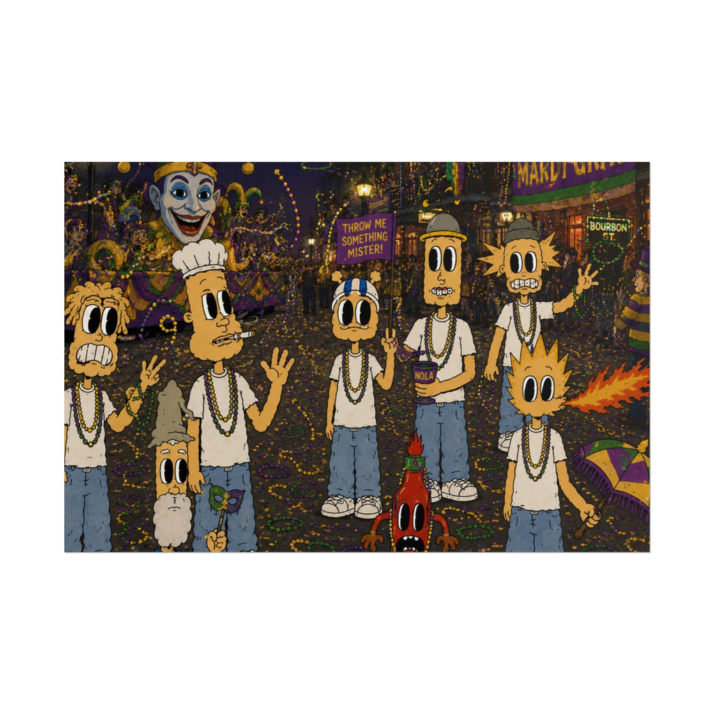 Let The Good Times Roll Rolled Poster