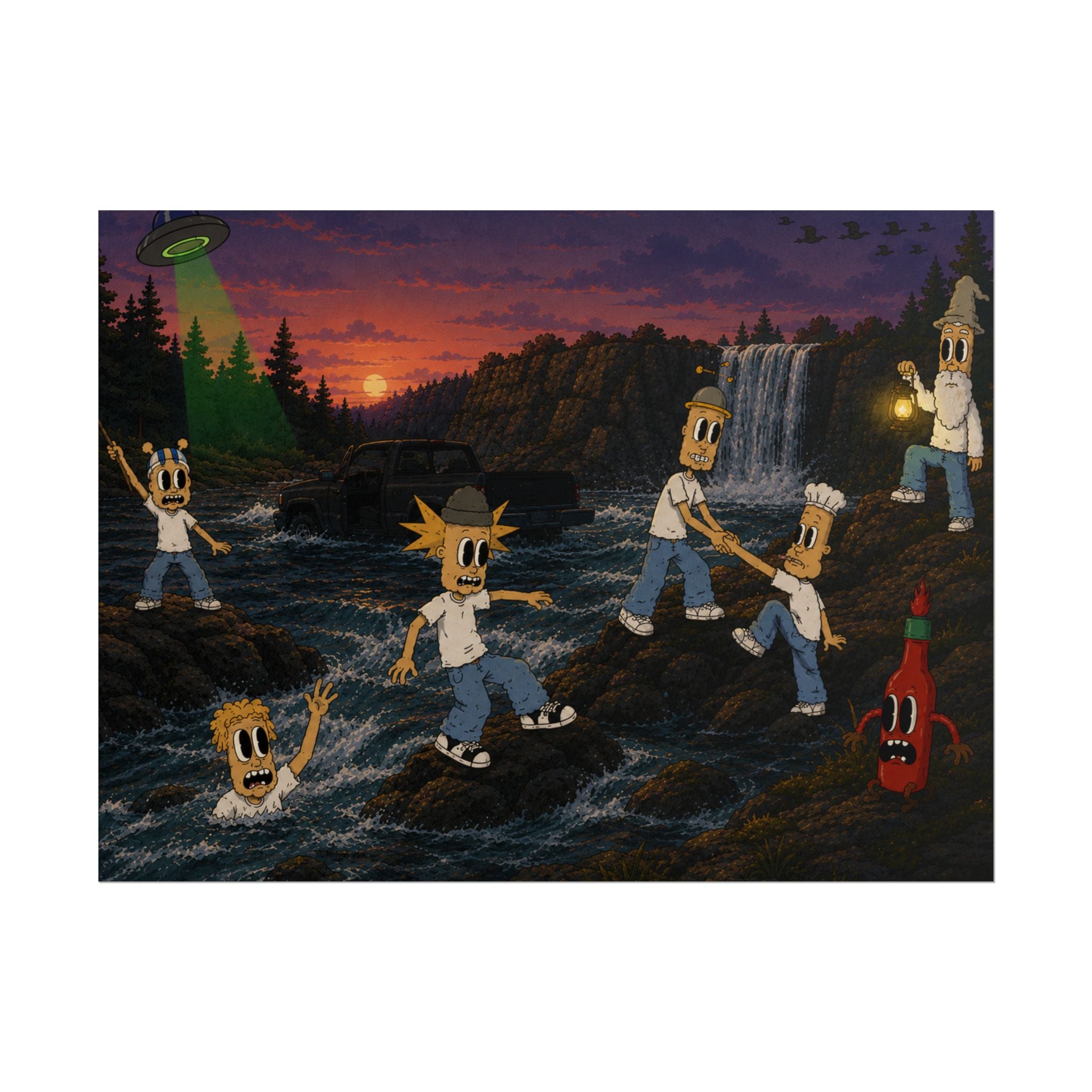 Side Quest Rolled Poster