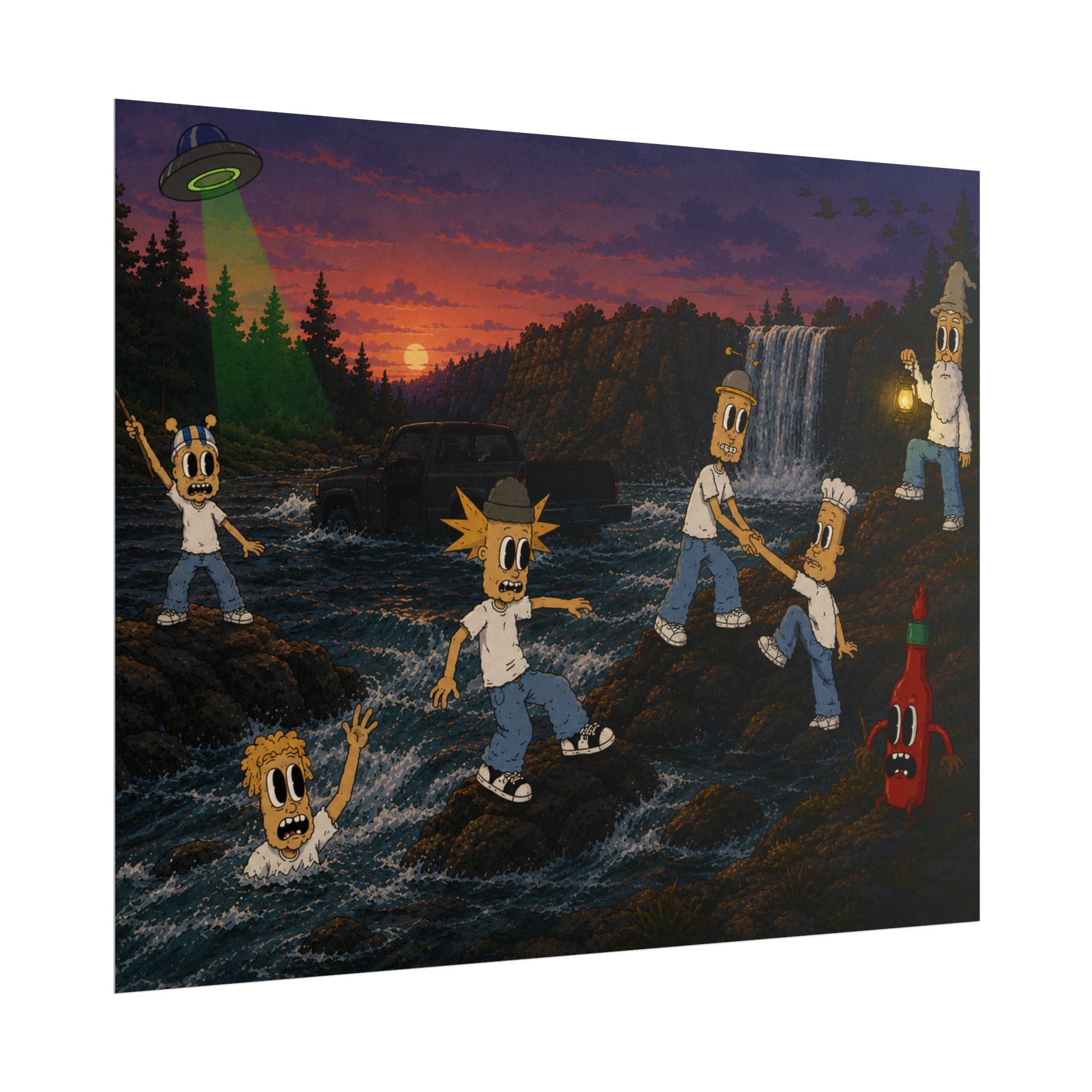 Side Quest Rolled Poster