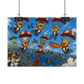 Free Falling Rolled Poster