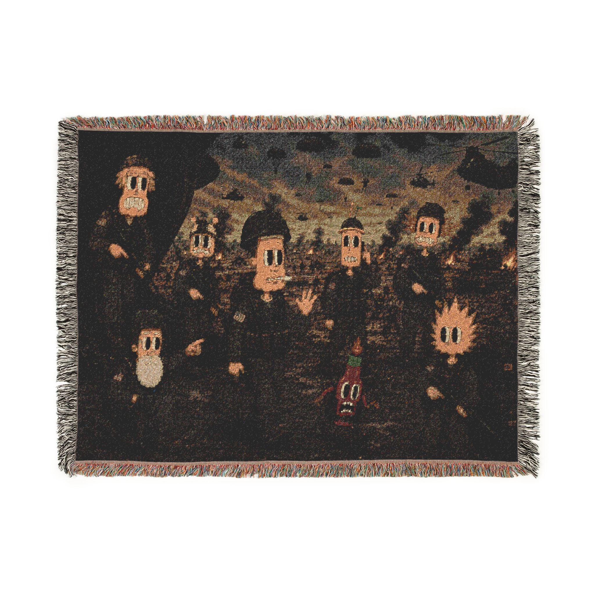 War Ready Woven Throw Blanket