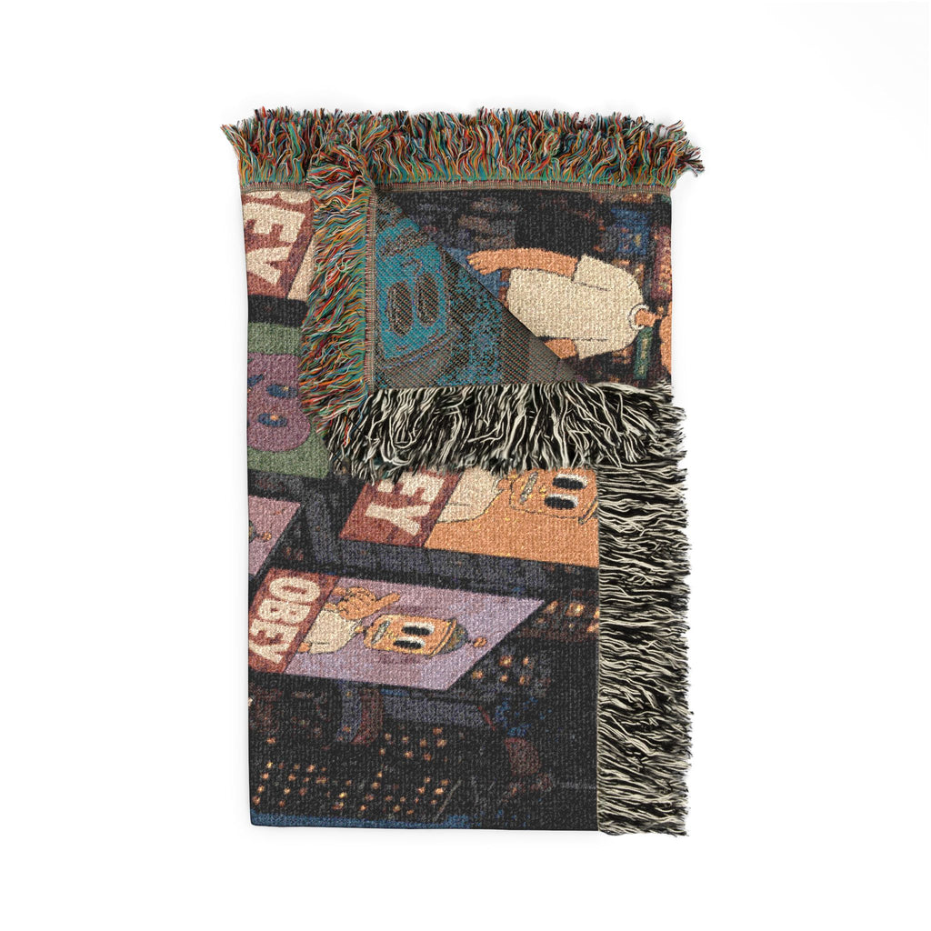 Modern Media Woven Throw Blanket