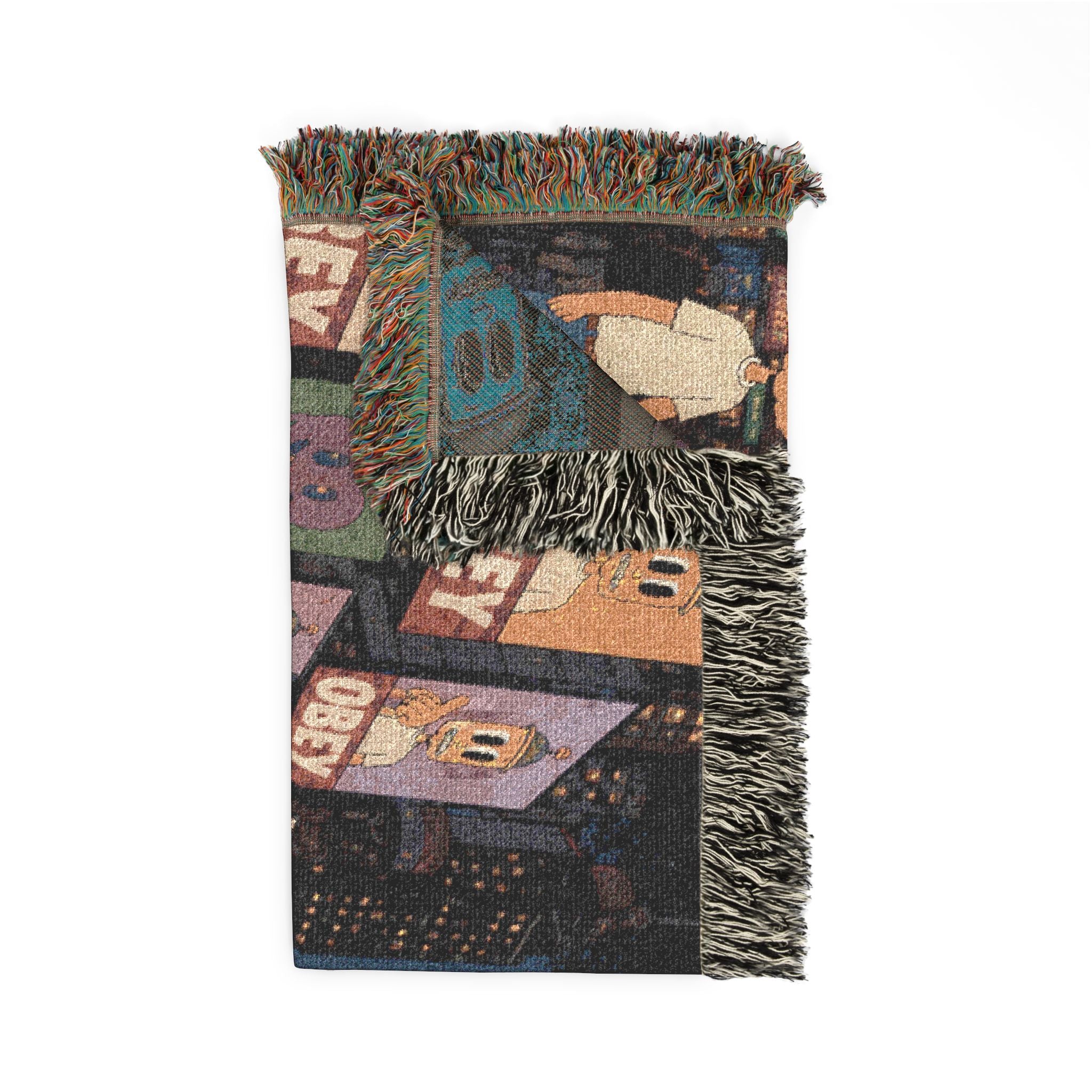 Modern Media Woven Throw Blanket