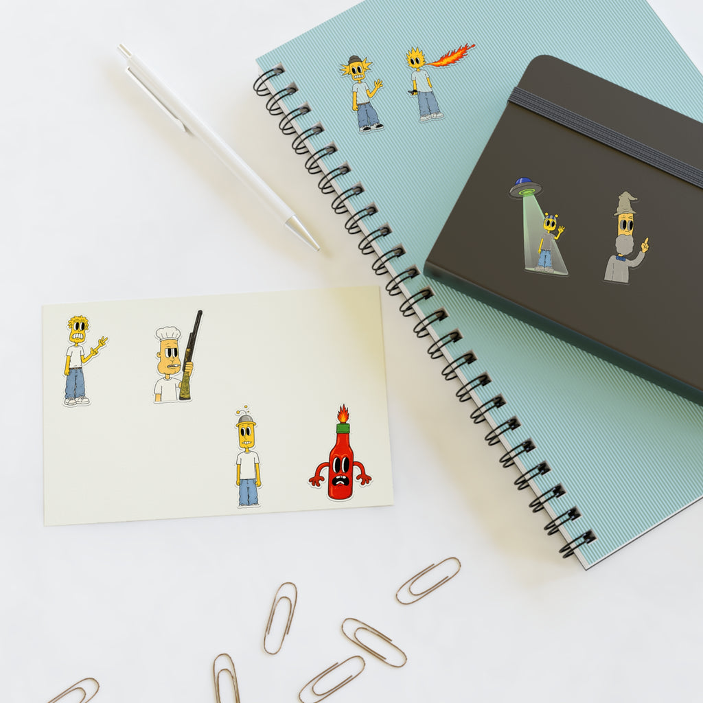 Group Character Sticker Sheet