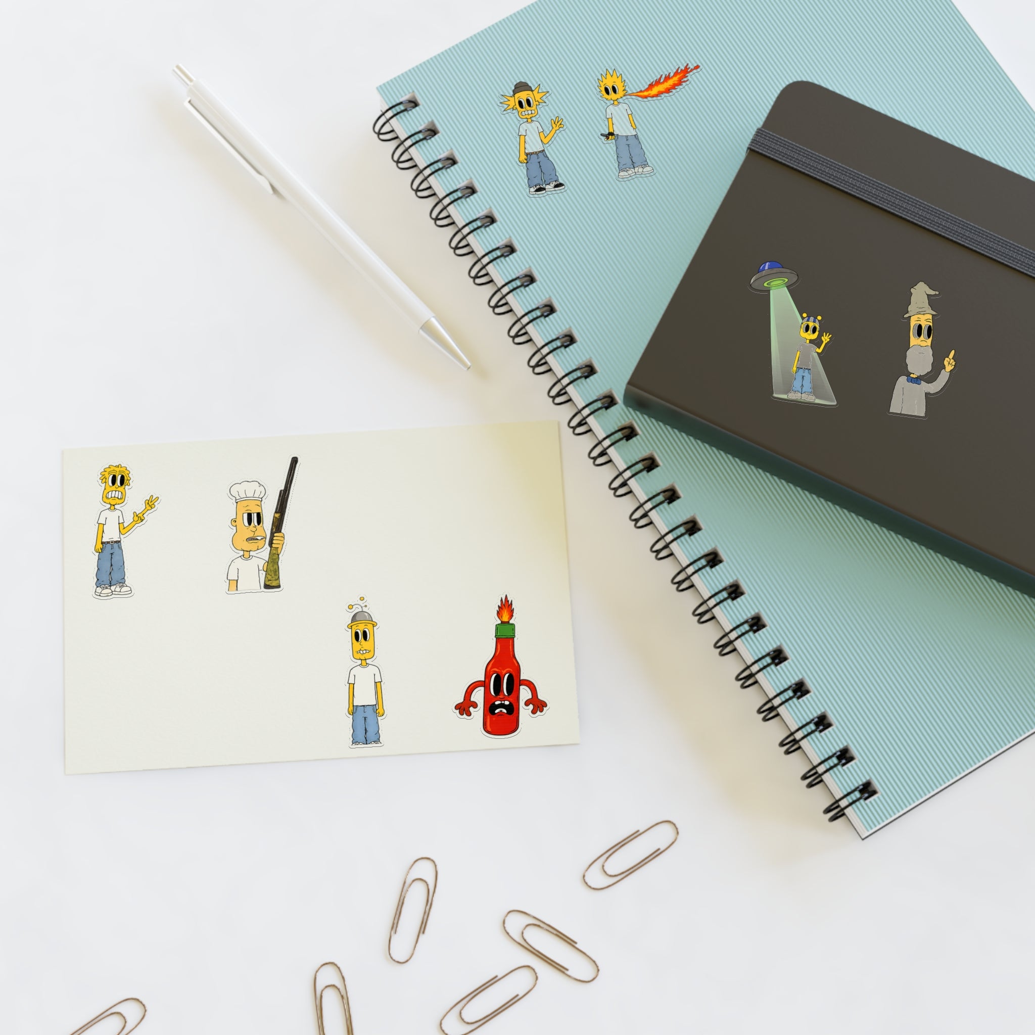 Group Character Sticker Sheet