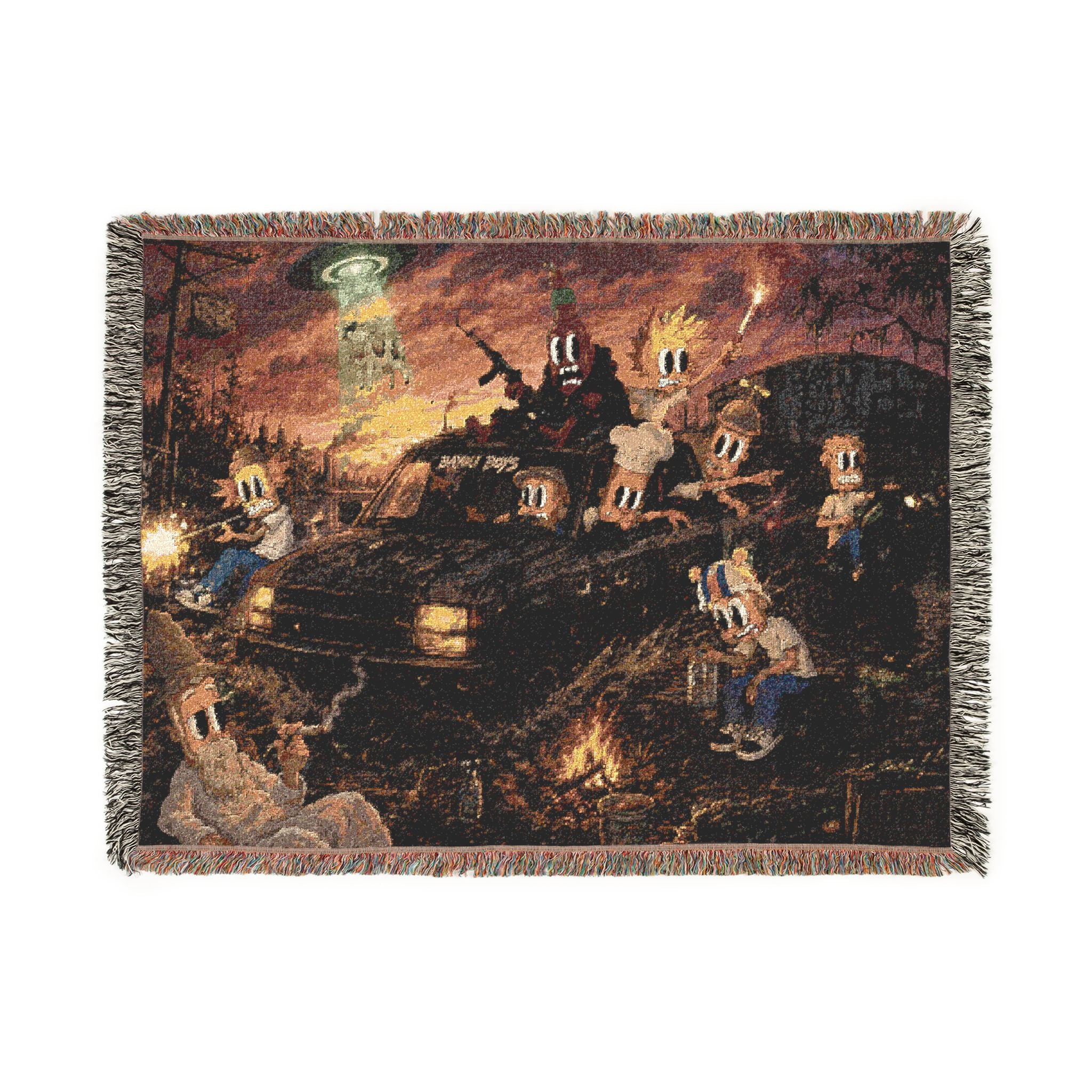 Muddy Waters Woven Throw Blanket