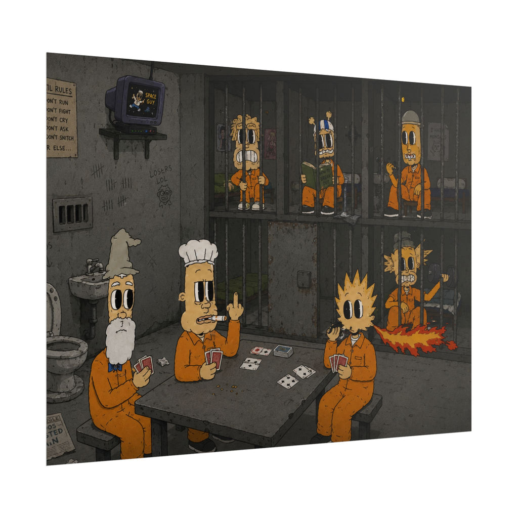 Locked Up Rolled Poster