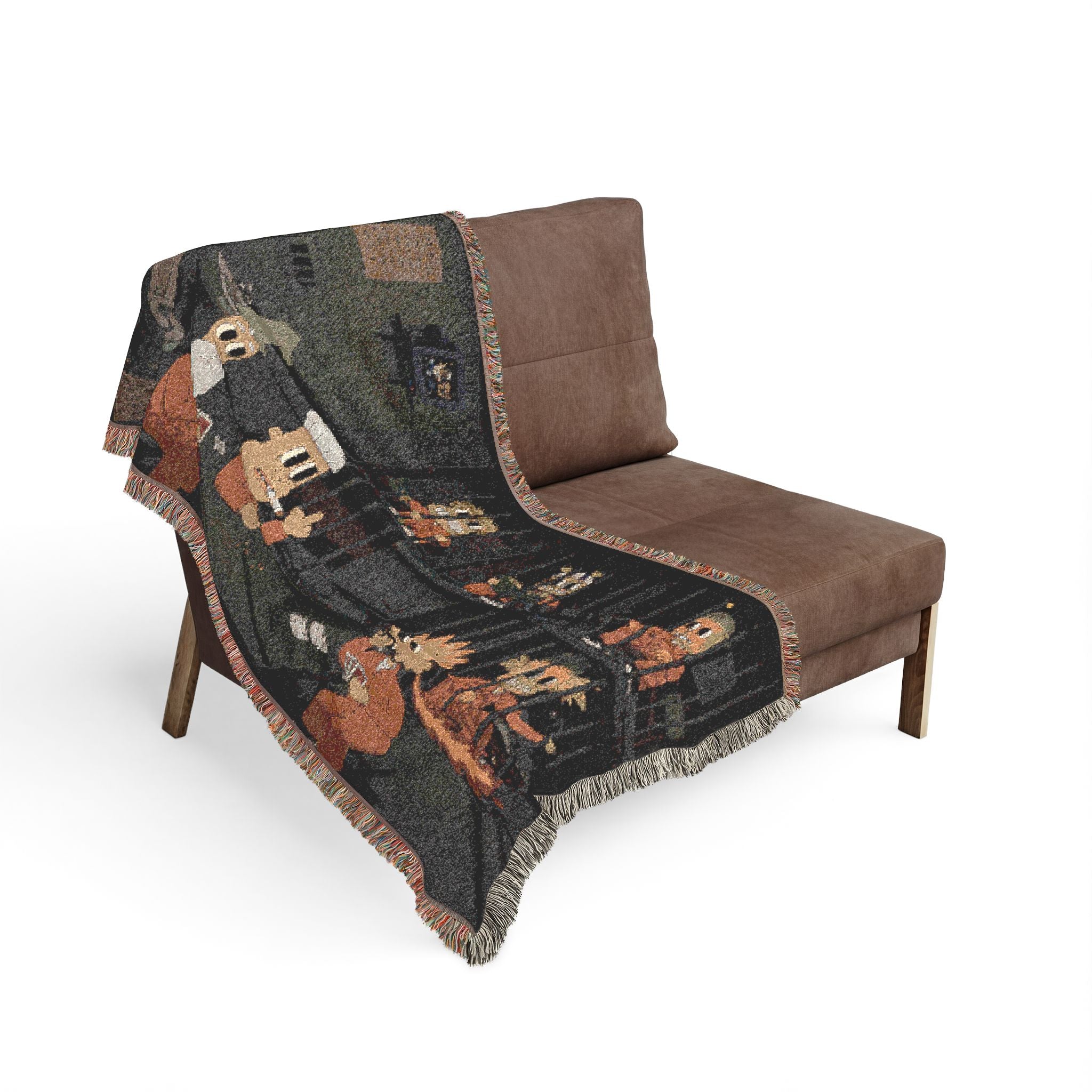 Locked Up Woven Throw Blanket