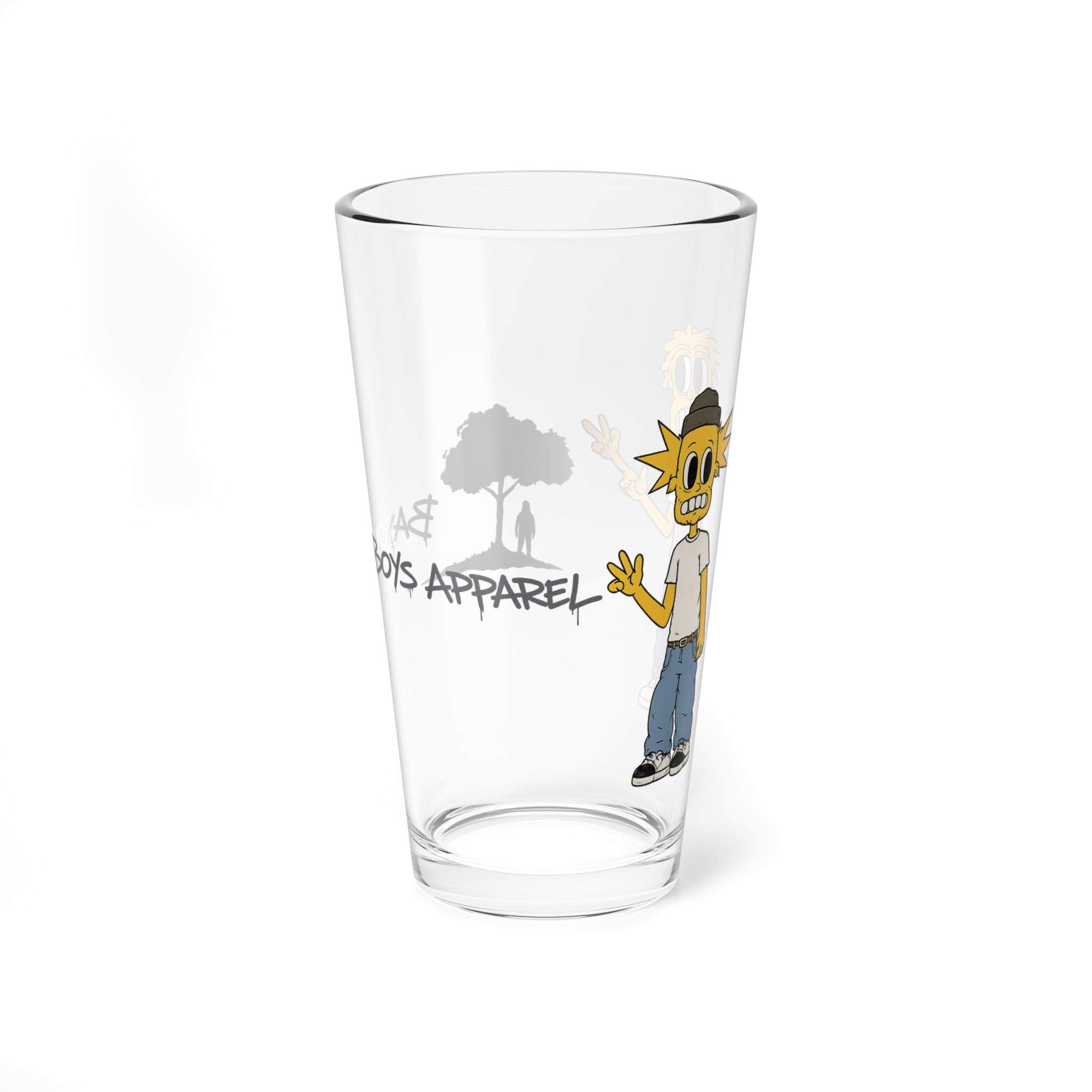 'Back 2 Back' Collectible 16oz Mixing Glass