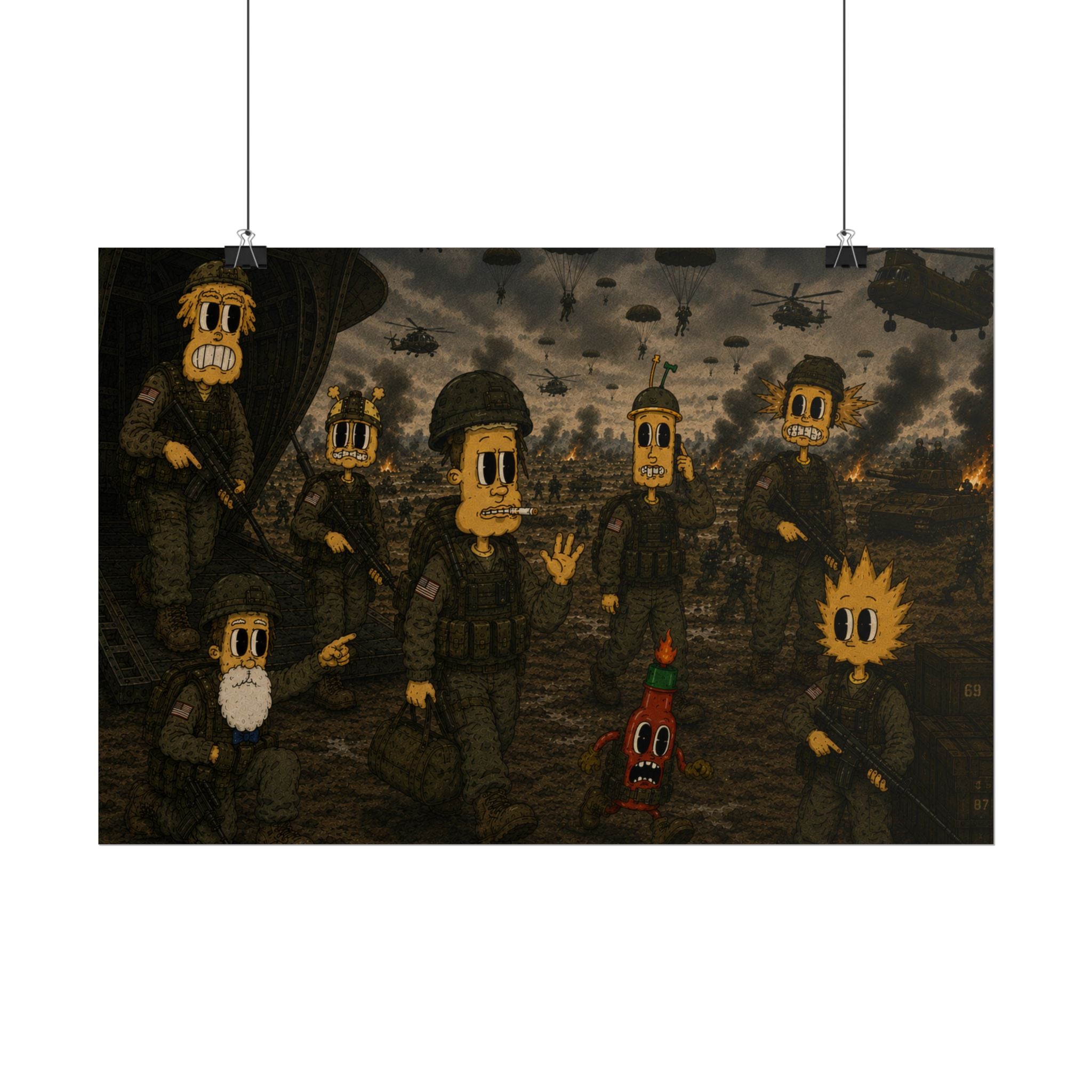 War Ready Rolled Poster