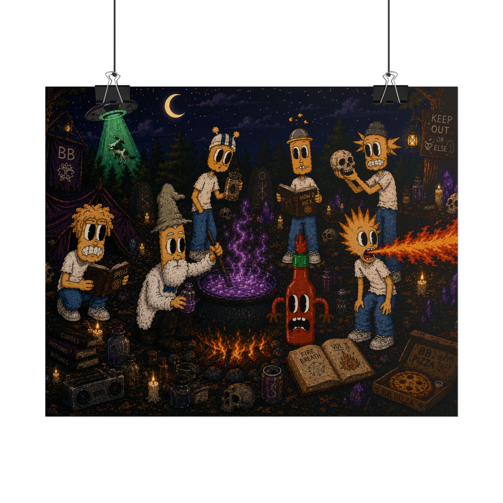 Late Night Rolled Poster