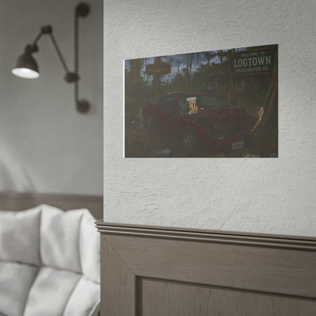 Crashed Out Rolled Poster