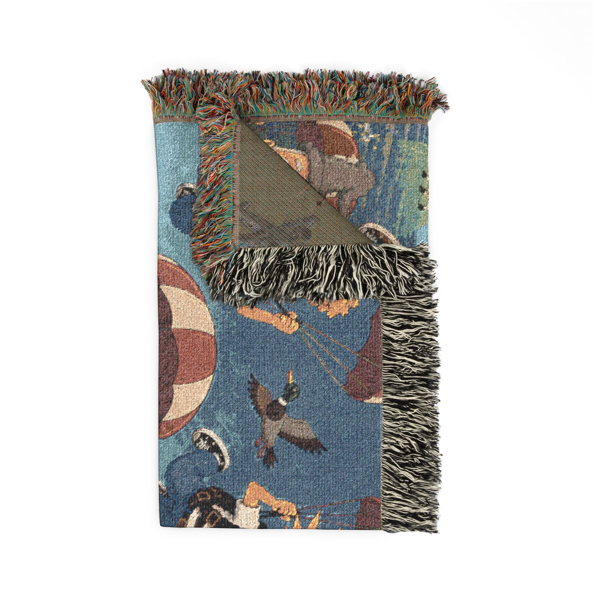 Free Falling Woven Throw Blanket