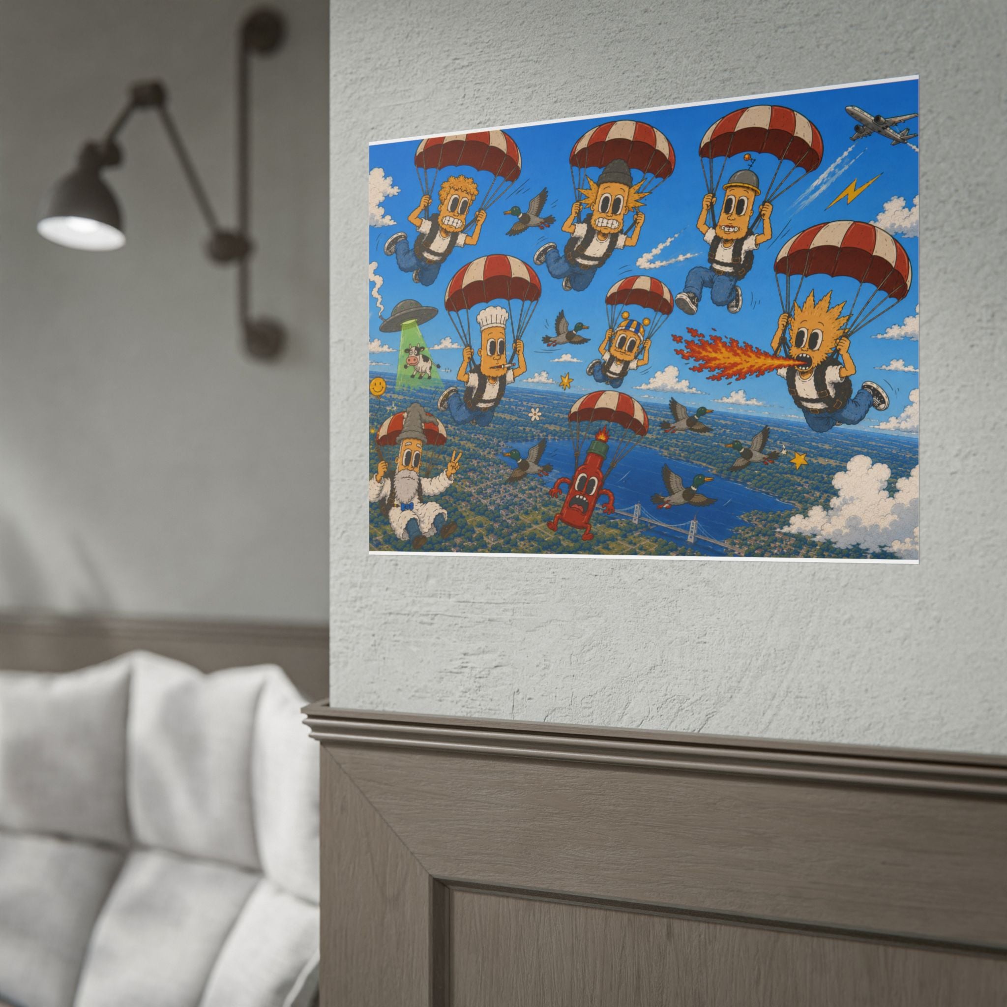Free Falling Rolled Poster