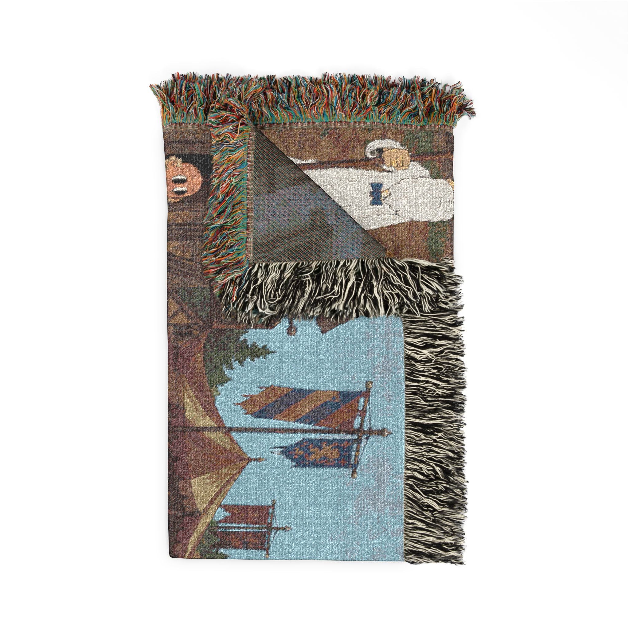 Medieval Times Woven Throw Blanket