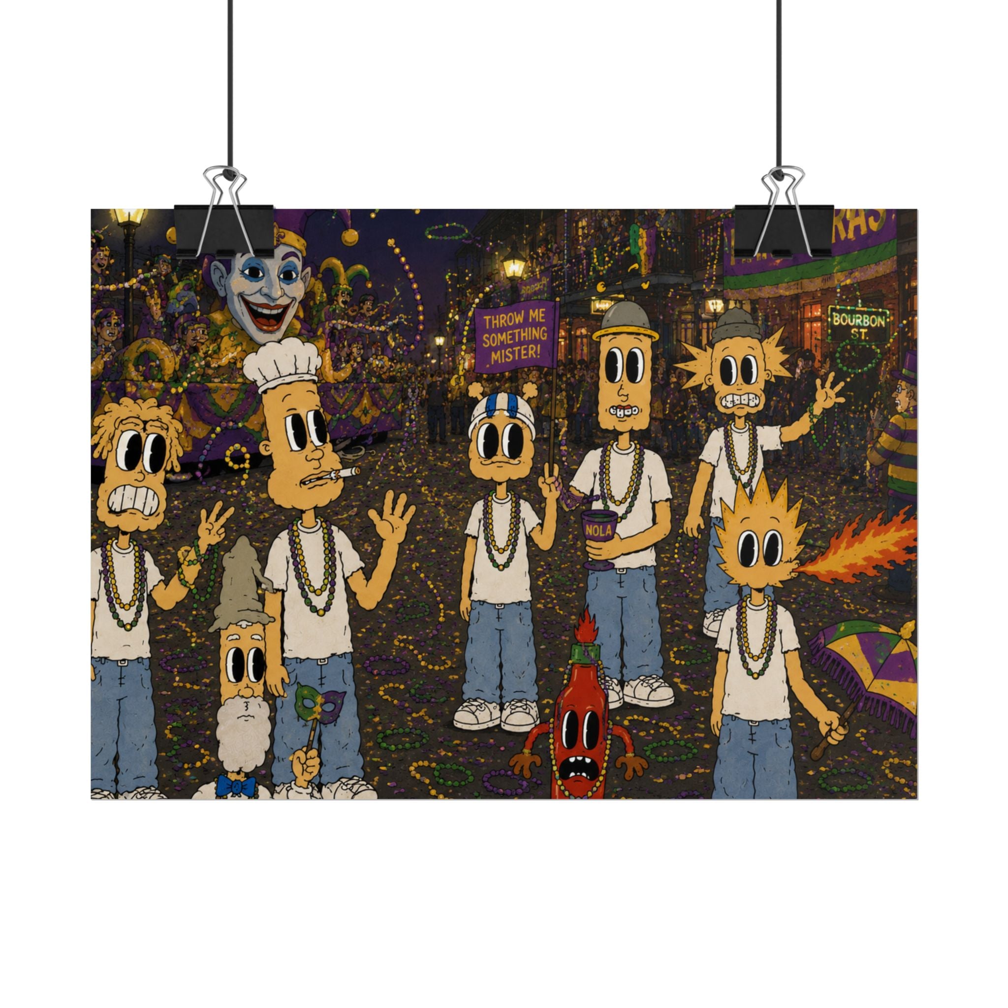 Let The Good Times Roll Rolled Poster